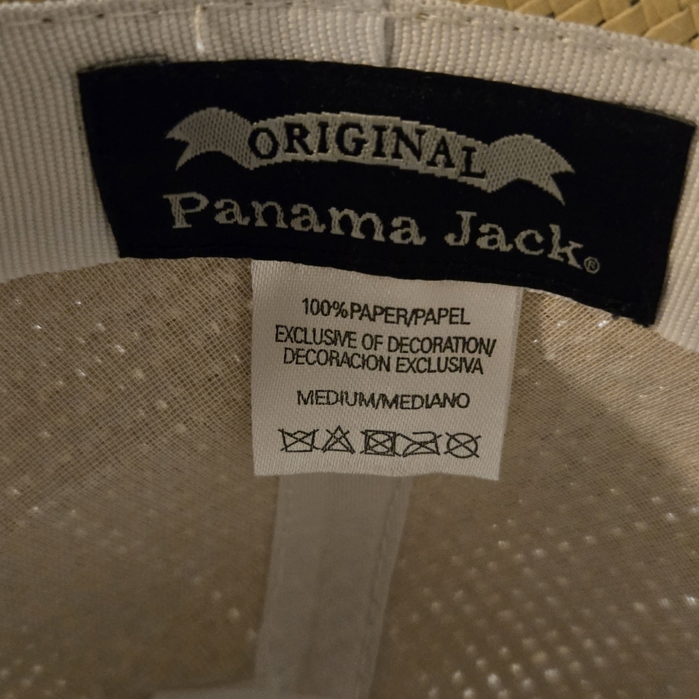 Panama Jack Straw Fedora Hat Medium - Picture 5 of 5